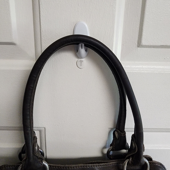 Frye Melissa tote bag in dark brown leather. - Picture 4 of 12